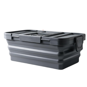 Collapsible Plastic Toolbox for Lightweight Storage